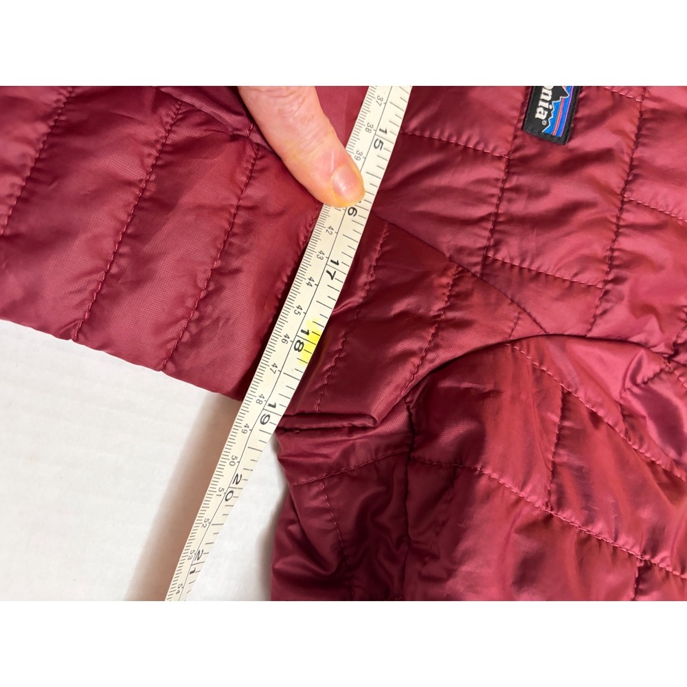 Patagonia Women's Nano Puff Jacket Small S Arrow Red EUC Puffer Full Zip 84217 - Picture 12 of 14